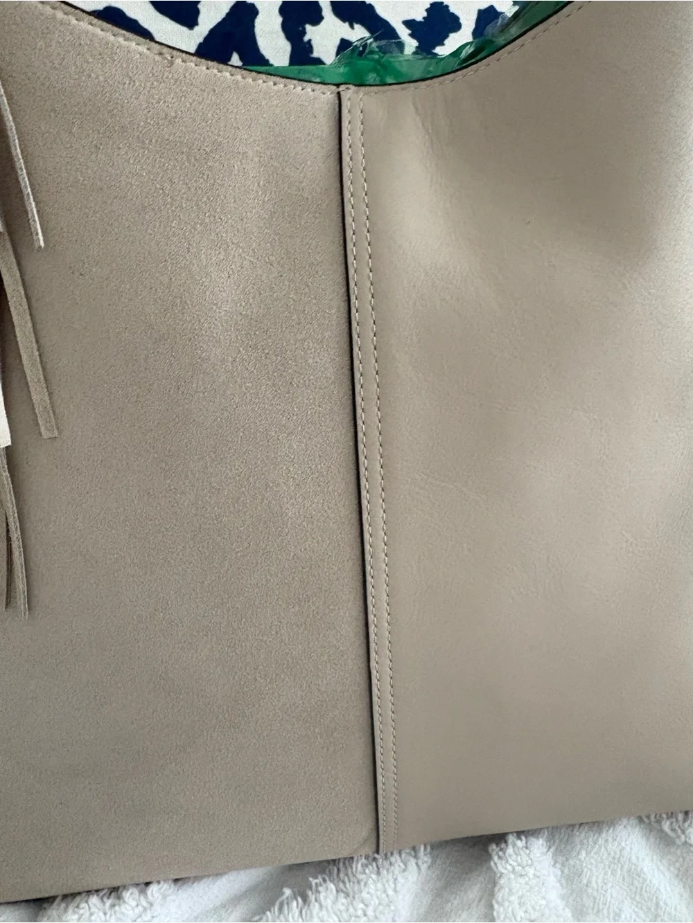 NWT Kate Spade Leather & Suede Bag